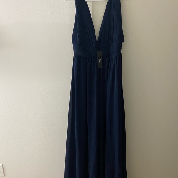 Lulus navy blue dress - Picture 1 of 5